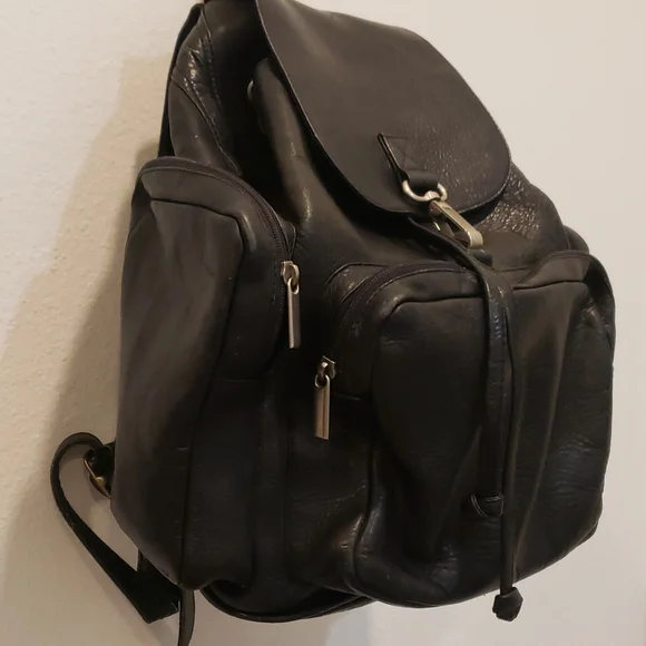 Genuine Leather Backpack Multi-functional Elegant unisex - Picture 2 of 16